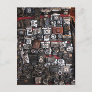 古いカメラ ポストカード