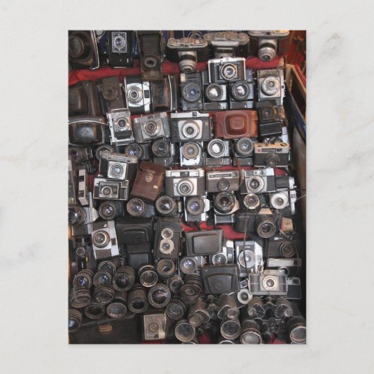 古いカメラ ポストカード (正面)