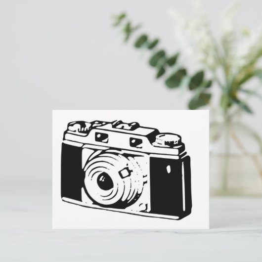 古いカメラ ポストカード (スタンド正面)