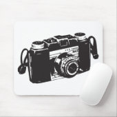 古いカメラ マウスパッド (マウス)