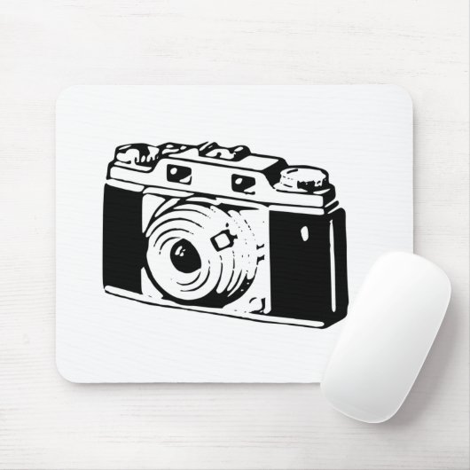 古いカメラ マウスパッド (マウス)