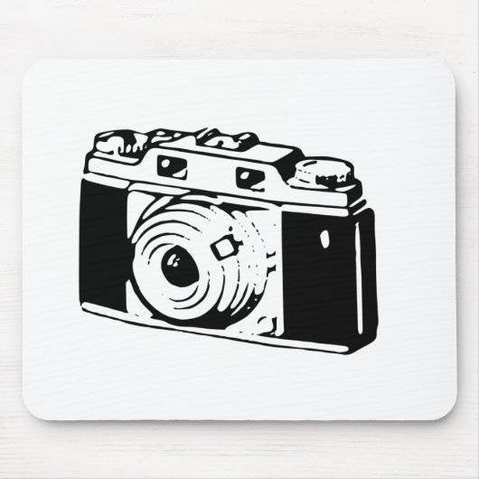古いカメラ マウスパッド (正面)