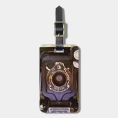 古いカメラ ラゲッジタグ (正面縦)