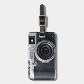 古いカメラ ラゲッジタグ (正面縦)