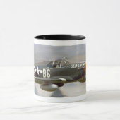 古いカラス マグカップ (中央)