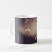 古いカラマグカップ コーヒーマグカップ (正面左)