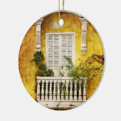 古いカルタヘナクリスマスオーナメント セラミックオーナメント (左)