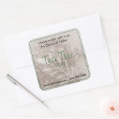 古いカントリーJARパッケージラベル スクエアシール (封筒)