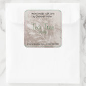 古いカントリーJARパッケージラベル スクエアシール (バッグ)