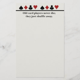 古いカードプレーヤー 便箋