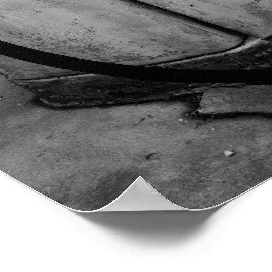 古いガスポンプ ポスター (角)