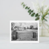 古いガスポンプ ポストカード (スタンド正面)