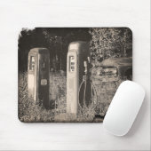 古いガスポンプ マウスパッド (マウス)