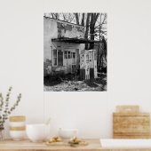 古いガソリンスタンド ポスター (キッチン)