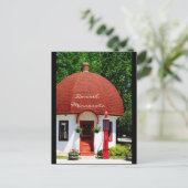 古いガソリンスタンド ポストカード (スタンド正面)