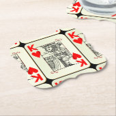古いキング・オブ・ハート ペーパーコースター (アングル)