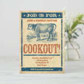 古いクッファッションドクアウト招待状 招待状 (スタンド正面)