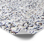 古いクラシックとの黒のImpalaアートポスター ポスター (角)