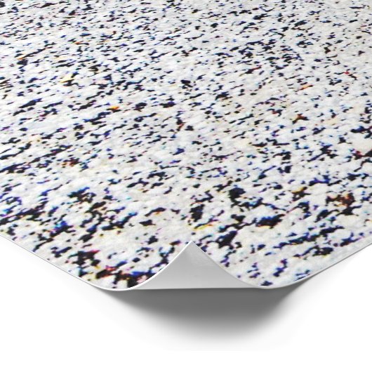 古いクラシックとの黒のImpalaアートポスター ポスター (角)