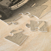 古いクラシックトラック車のカースケッチ ジグソーパズル (側面)