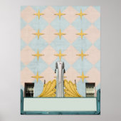 古いクラシック映画館マーキー ポスター (正面)