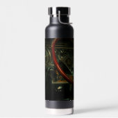 古いクラシック車のダッシュボードのステアリングホイール ウォーターボトル (左面)