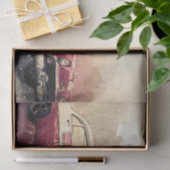 古いクラシック車のデコページ 薄葉紙 (ギフト)