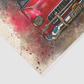 古いクラシック車のデコページ 薄葉紙 (詳細)