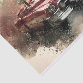 古いクラシック車のデコページ 薄葉紙 (詳細)