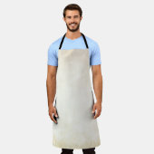 古いクラフト紙:テクスチャ付き背景 エプロン (着用した状態)