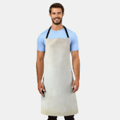 古いクラフト紙：テクスチャ付き背景 エプロン (着用した状態)