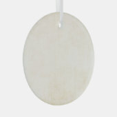 古いクラフト紙:テクスチャ付き背景 ガラスオーナメント (正面右)