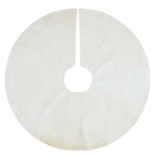 古いクラフト紙：テクスチャ付き背景 ブラッシュドポリエステルツリースカート (正面)