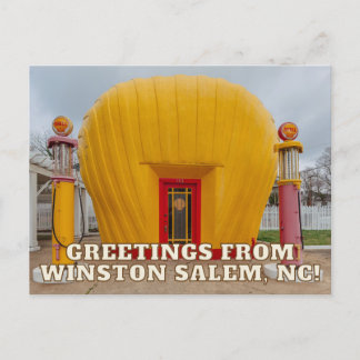 古いクラムシェルステーションはがき ポストカード