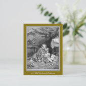 古いクリスマスファッションドのはがき シーズンポストカード (スタンド正面)