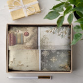 古いクリスマス 薄葉紙 (ギフト)