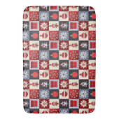 古いクリファッションドスマスキルト バスマット (正面縦)