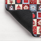 古いクリファッションドスマスキルト マウスパッド (コーナー)