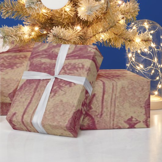 古いクリファッションドスマス ラッピングペーパー (クリスマス)
