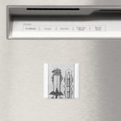 古いクレサイドラス、イラストレーション マグネット (インサイチュ (食洗機))