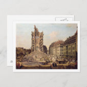 古いクレズキルシュの廃墟、ドレスデン ポストカード (正面/裏面)