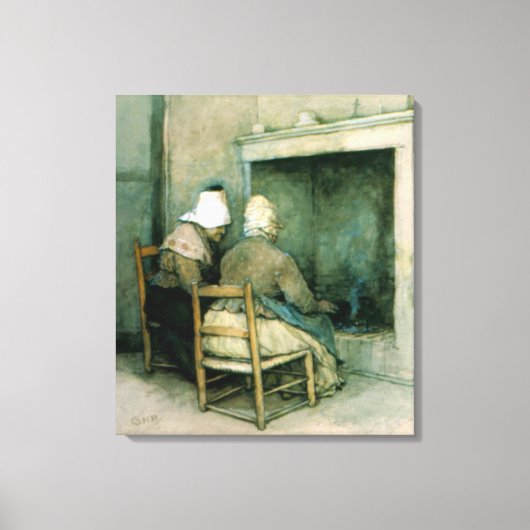 古いクロニー キャンバスプリント (正面)