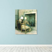 古いクロニー キャンバスプリント (インサイチュ (ウッドフロア))