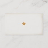 古いクールヴィンテージブラックプラークのネットワーク 名刺 (裏面)