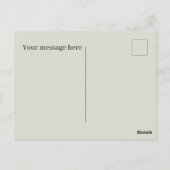 古いクール農家トラクター追加文字 ポストカード (裏面)