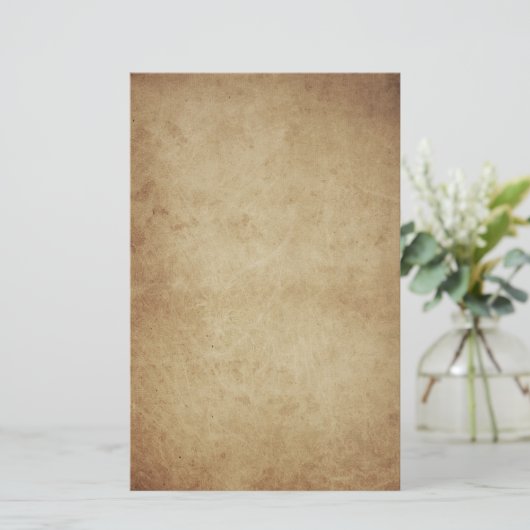 古いグランジヴィンテージ羊皮紙 便箋 (スタンド正面)