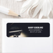 古いグランドピアノ ラベル (インサイチュ)