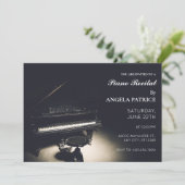 古いグランドピアノ 招待状 (スタンド正面)