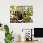 古いグリストミルポスター ポスター (ホームオフィス)