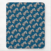 古いグレーのマッサージ師の群れ マウスパッド (正面)